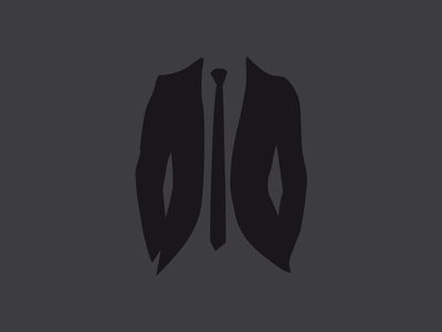 Mr.Ghost Ultimate PvP resource pack icon — the Mr.Ghost suit and tie mark on charcoal